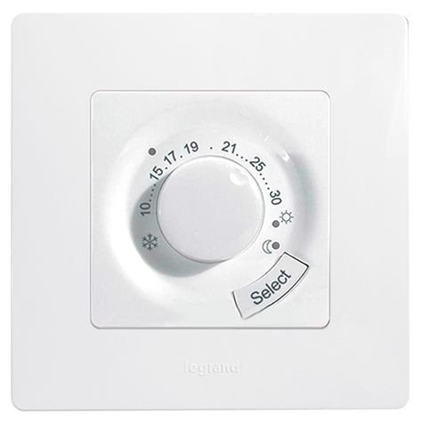 Термостат для теплого пола, Легранд – «Этика» цвет «белый»