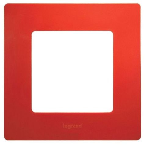 Рамка 1-постовая «Этика» – «Легранд», цвет «красный»